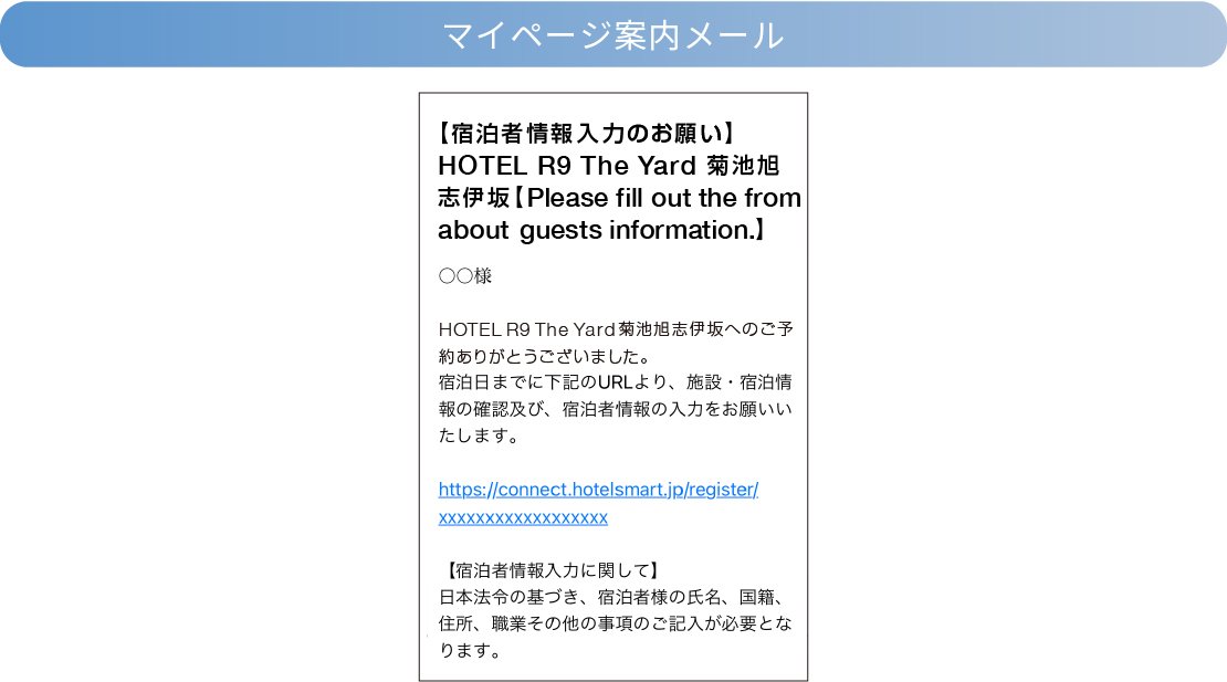 公式】【HOTEL R9 The Yard 菊池旭志伊坂】スマートチェックイン